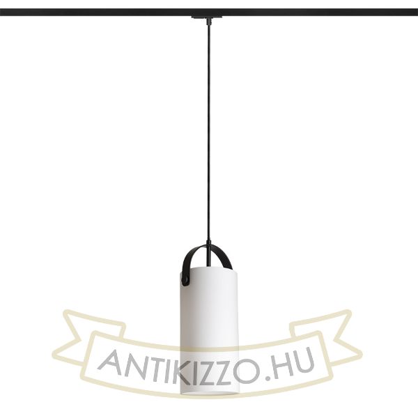 JULIETTA 31 egyfázisú áramkörös sínre  opál üveg/fekete 230V LED E27 15W