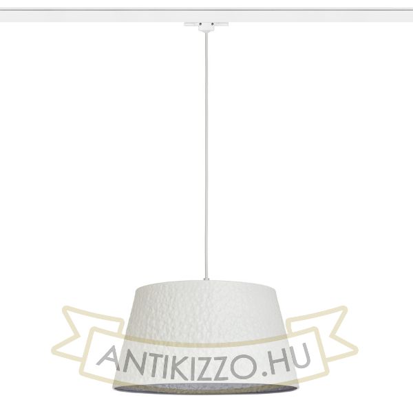 BUCKY 40 háromfázisú áramkörös sínre fehér/szürke fém 230V LED E27 15W
