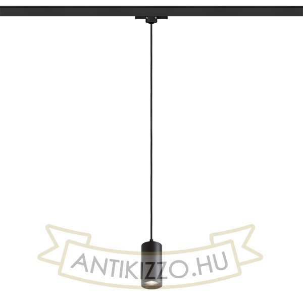 BELENOS háromfázisú áramkörös sínre függö lámpa fekete  230V LED GU10 9W