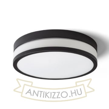 CIRA LED 35 mennyezeti lámpa opál üveg/fekete 230V LED 24W IP44 3000K