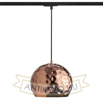 BLONDIE 25 egyfázisú áramkörös sínre  réz 230V LED E27 15W