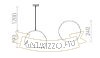BLONDIE 25 egyfázisú áramkörös sínre  réz 230V LED E27 15W