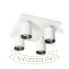 KENNY IV mennyezeti lámpa fehér/fekete  230V LED GU10 4x8W