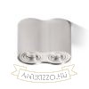 MILANO II mennyezeti lámpa szálcsiszolt alumínium 230V GU10 2x35W