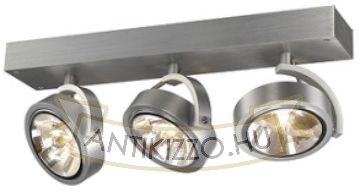 KELLY III fali lámpa  szálcsiszolt alumínium 230V LED G53 3x15W
