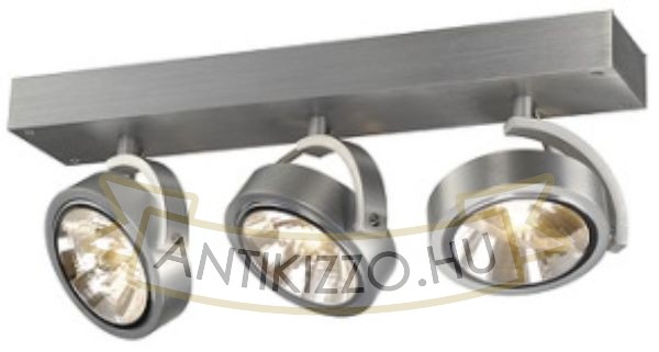 KELLY III fali lámpa  szálcsiszolt alumínium 230V LED G53 3x15W