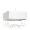 TEMPO 50/19 lámpabúra  Polycotton fehér/fehér PVC  max. 23W