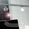 PIXIE háromfázisú áramkörös sínre ezüstszürke króm 230V LED GX53 7W