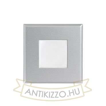SAU SQ süllyesztett lámpa ezüstszürke 230V LED GU10 7W IP44