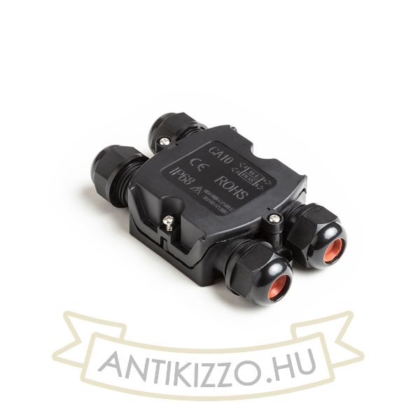 IP-BOX IP68  fekete    IP68