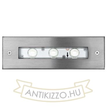 JERRY DC süllyesztett lámpa rozsdamentes acél 24= LED 3x1W 50° IP65 4000K