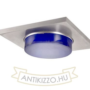OREA SQ süllyesztett lámpa kék szálcsiszolt alumínium 12V GU5,3 50W IP54
