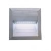 ADELMO süllyesztett lámpa ezüstszürke 230V LED 1W IP54 4000K