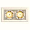 AIXLIGHT MOD 2 QRB111 süllyesztett lámpa krémfehér 12V G53 2x50W