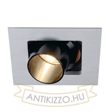 NICETUBE I süllyesztett lámpa szálcsiszolt alumínium 12V GU5,3 50W 60°