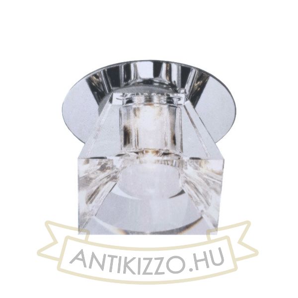CRYSTAL LED III süllyesztett lámpa tiszta üveg/króm 350mA LED 1W 120° 4000K