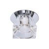 CRYSTAL LED III süllyesztett lámpa tiszta üveg/króm 350mA LED 1W 120° 4000K