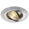NEW TRIA R GU10 süllyesztett lámpa szálcsiszolt alumínium 230V GU10 50W