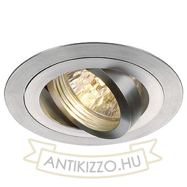 NEW TRIA R GU10 süllyesztett lámpa szálcsiszolt alumínium 230V GU10 50W
