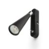 ALEXIS fali lámpa fekete króm 230V LED GU10 5W