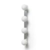 DOMINO IV fali lámpa króm/opál üveg 230V LED G9 4x6W IP44