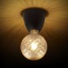 REACH mennyezeti lámpa fekete 230V LED E27 11W