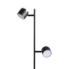 NOVA II állólámpa fekete króm/tej akril 230V LED 2x3.5W 3000K