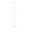 NOVA II állólámpa fehér króm/tej akril 230V LED 2x3.5W 3000K