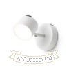 NOVA I fali lámpa fehér króm/tej akril 230V LED 4.2W 3000K