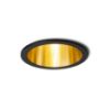 ORCO süllyesztett lámpa fekete/aranysárga 230V LED GU10 9W