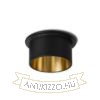 ORTA süllyesztett lámpa fekete/aranysárga 230V LED GU10 9W
