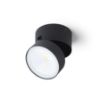 FLAVIO R felületre szerelhető fekete 230V LED 6W 110° IP54 3000K