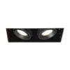 ELECTRA II GU10 frameless fekete 230V LED GU10 8W