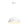 GLADYS 40 függő lámpa fekete/fehér 230V LED E27 30W