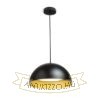 GLADYS 40 függő lámpa fekete/fehér 230V LED E27 30W
