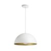 GLADYS 40 függő lámpa fehér/aranysárga 230V LED E27 30W