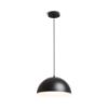 GLADYS 30 függő lámpa fekete/fehér  230V LED E27 15W