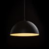 GLADYS 30 függő lámpa fekete/fehér  230V LED E27 15W