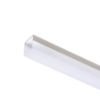 LED PROFILE H felületre szerelhető 1m fehér matt akrilát/alumínium 