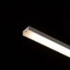 LED PROFILE G felületre szerelhető 1m fehér matt akrilát/alumínium 