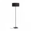 CORTINA/JAKARANDA állólámpa fekete/fekete textil/fém 230V LED E27 15W