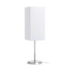 NYC/TEMPO 15/30 asztali lámpa  Polycotton fehér/nikkel 230V LED E27 15W