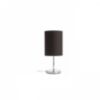 NYC/RON 15/20 asztali lámpa  Polycotton fekete/króm 230V LED E27 15W
