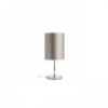 NYC/RON 15/20 asztali lámpa  Monaco galamb szürke/ezüst PVC/nikkel 230V LED E27 15W