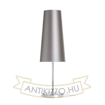NYC/CONNY 15/30 asztali lámpa  Monaco galamb szürke/ezüst PVC/nikkel 230V LED E27 11W