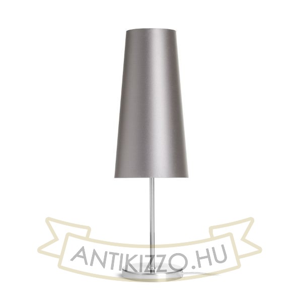 NYC/CONNY 15/30 asztali lámpa  Monaco galamb szürke/ezüst PVC/nikkel 230V LED E27 11W
