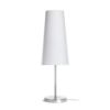 NYC/CONNY 15/30 asztali lámpa  Polycotton fehér/nikkel 230V LED E27 11W