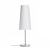 NYC/CONNY 15/30 asztali lámpa  Polycotton fehér/króm 230V LED E27 11W