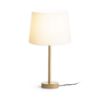 MAUI/AMBITUS 30 asztali lámpa  Polycotton fehér/fa 230V LED E27 15W