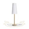 MAUI/CONNY 15/30 asztali lámpa  Polycotton fehér/fa 230V LED E27 11W
